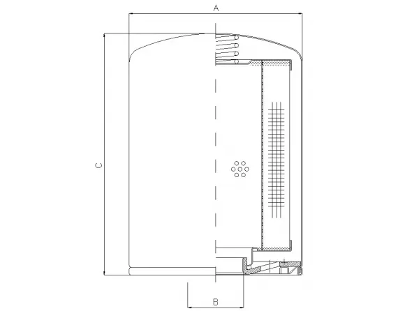 Filtro aria SpinOn (ventilazione) A320C03