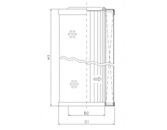 hydraulic filter element WP402