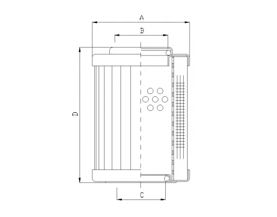 Filter element for return filter RMR690E05B