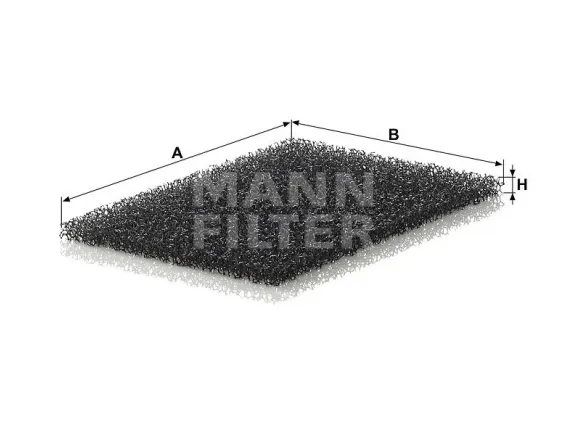 Cabin filter element CU 2304