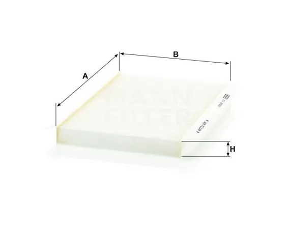 Cabin filter element CU 2532
