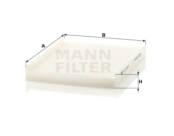 Cabin filter element CU 27 007