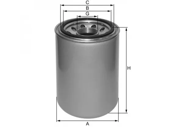 Spin-on fuel filter ZP3119FMB