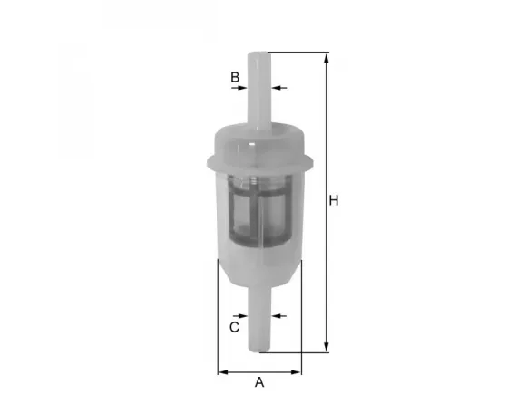Inline-Kraftstofffilter (Inline) ZP8016FP