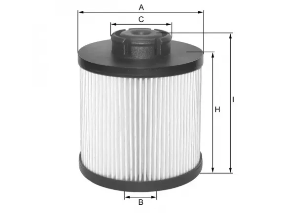 Fuel filter element (metal-free) MFE1345MB