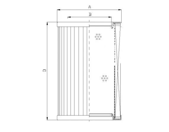 Filter element for return filter R446G25