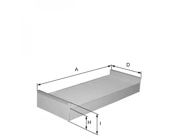 cabin filter element HC7086