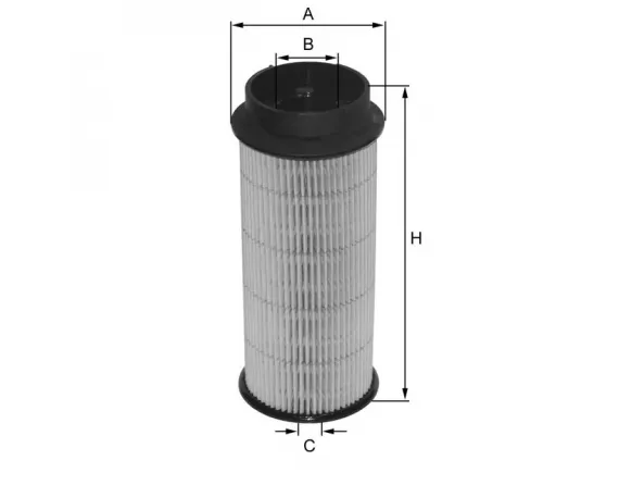 Fuel filter element (metal-free) MFE1619MB