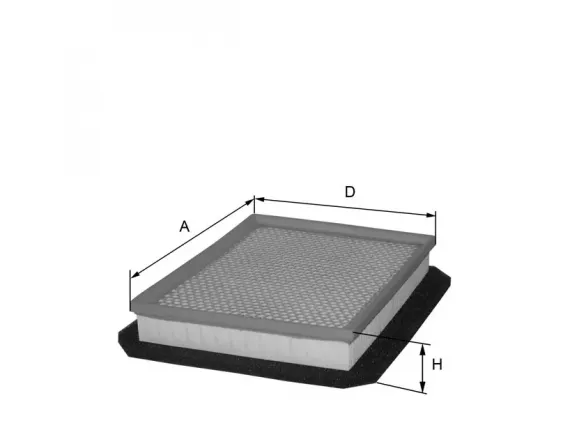 elemento filtro aria HP2256