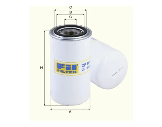 Spin-on oil filter ZP581