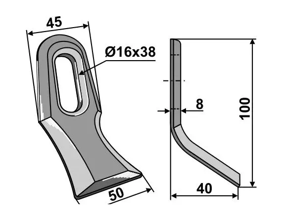 Coltelli a flagelli Y