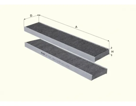 cabin filter element HCK7043