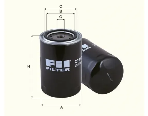 Filtro olio avvitabile ZP517
