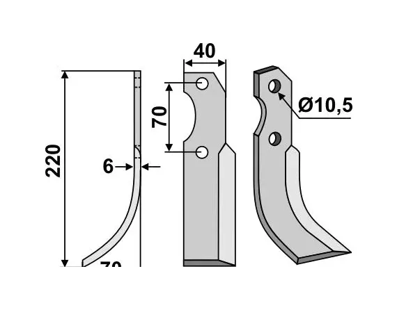 Milling blade