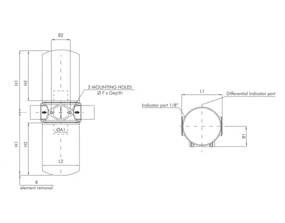 FA130C25BB7RMPB line filter (return filter)