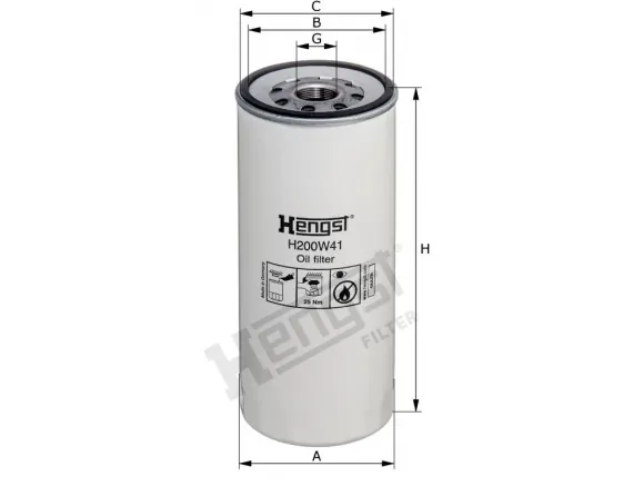 H200W41 oil filter