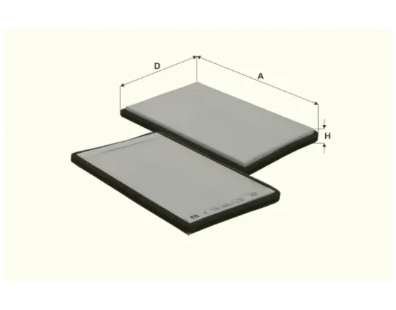 HC7038 interior filter element