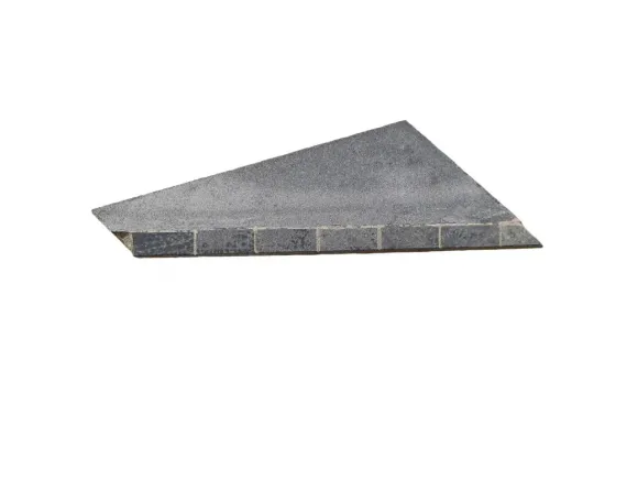 Right-hand welding attachment with carbide inserts, SICAM Long type.