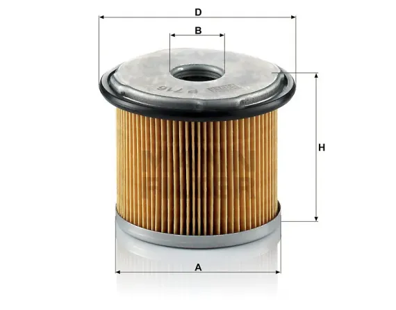 P 716 Fuel Filter element