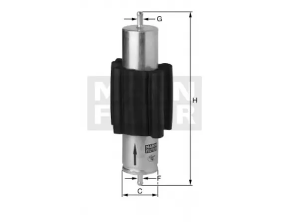 WK 5015 fuel line filter inline