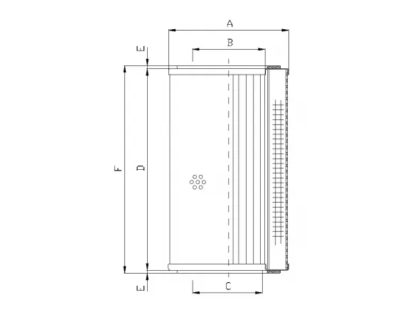 Elemento filtro idraulico WT709
