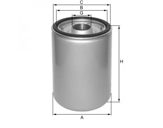 ZP50 oil filter spinon