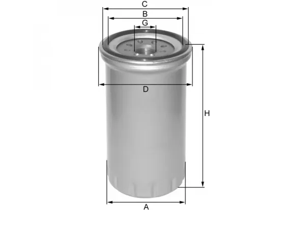 ZP587 oil filter spinon
