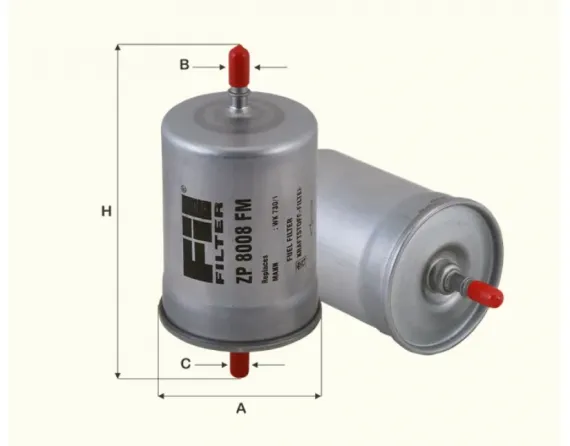 ZP8008FM fuel line filter inline