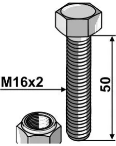Screw M16 x 50