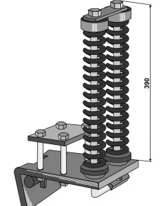 Heavy cultivator suspension
