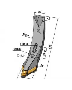 punta de reja