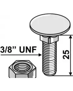 Screw 3/8“ UNF