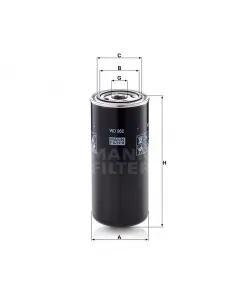 Oil filter SpinOn WD 962