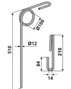 Rebbi per erpici da semina