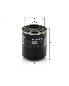 SpinOn spin-on filter W 814/80
