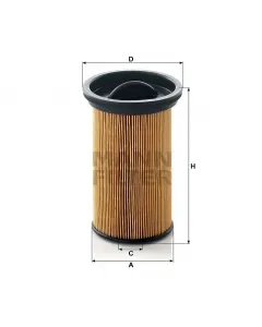 Fuel filter element (metal-free) PU 742