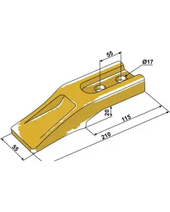 Standard tooth for Fr