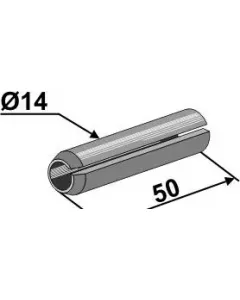 Perno elastico Ø14x50