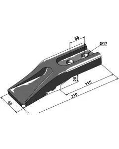 Standard tooth for Fr