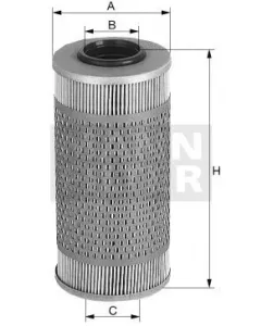 Liquid filter element H 43/2