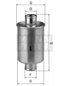 Hydraulic line filter (inline) W 76/1