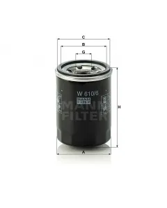 Oil filter SpinOn W 610/6
