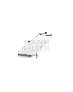 Cabin filter element CU 6034