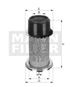 Air filter element C 1588 x