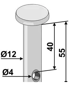 Cotter Hole Bolt