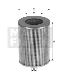 Air filter element C 420