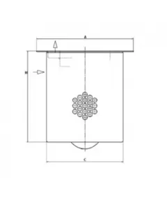 Air oil separator LE 57 003 x