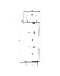 Filter element for return filter RHR950G10B0/AB1