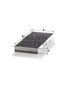 Cabin air filter element (activated carbon) CUK 3554