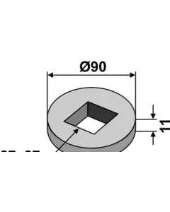 Bague à souder pour